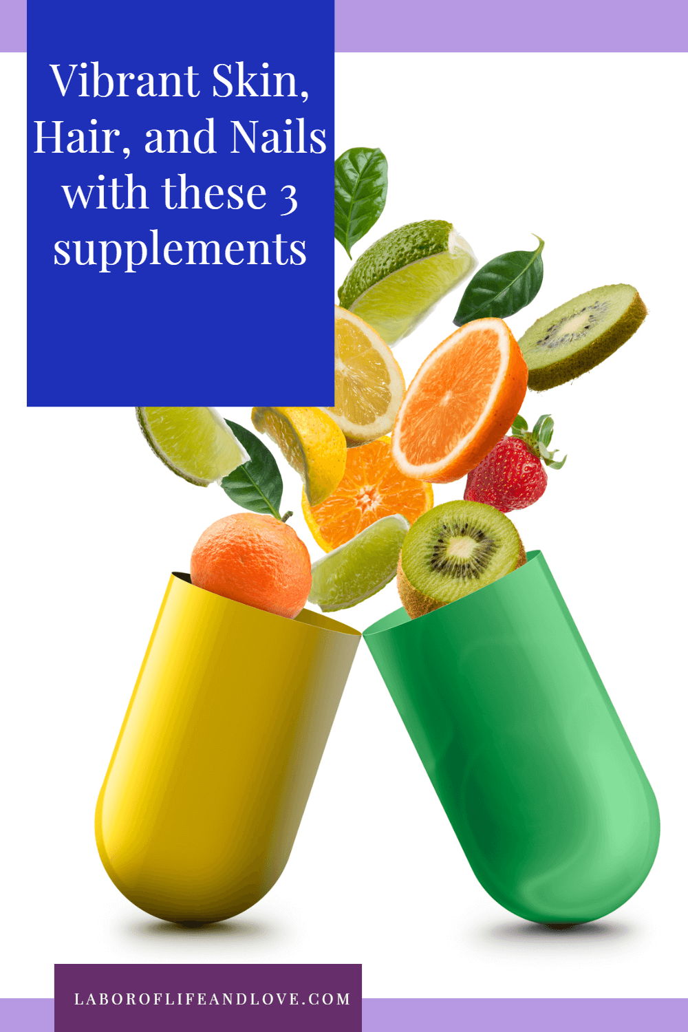 3 supplements Biotin, Collagen and Vitamin C 